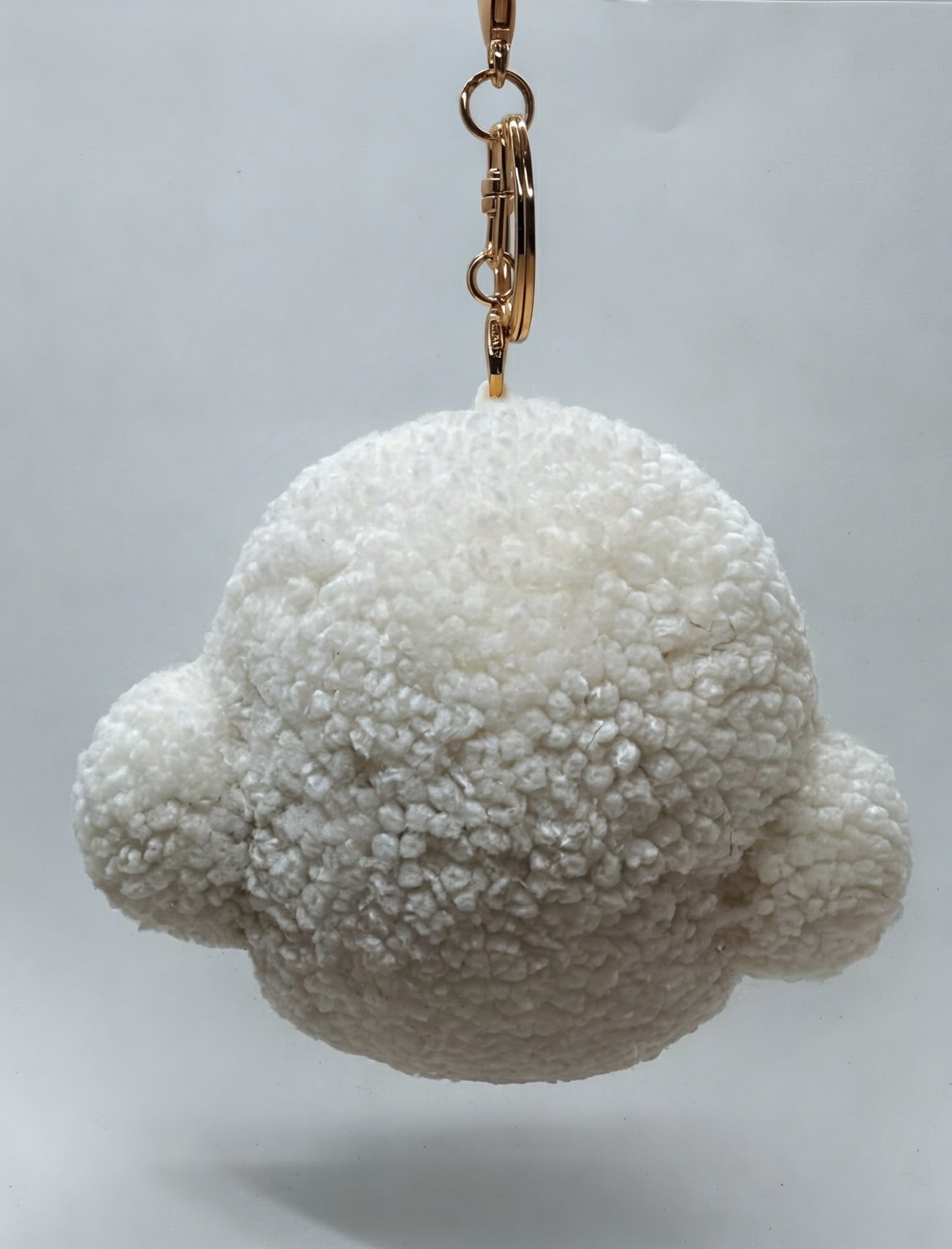 Doggie Art Keychain: MARSHMALLOW (Made to Order)