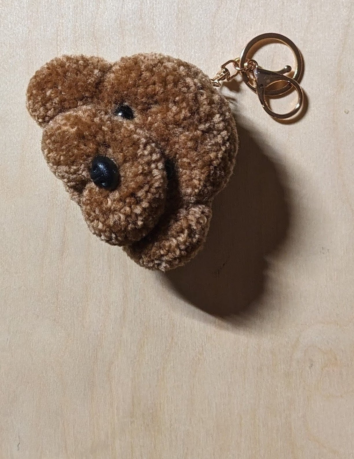 Doggie Art Keychain: BROWNY (Made to Order)