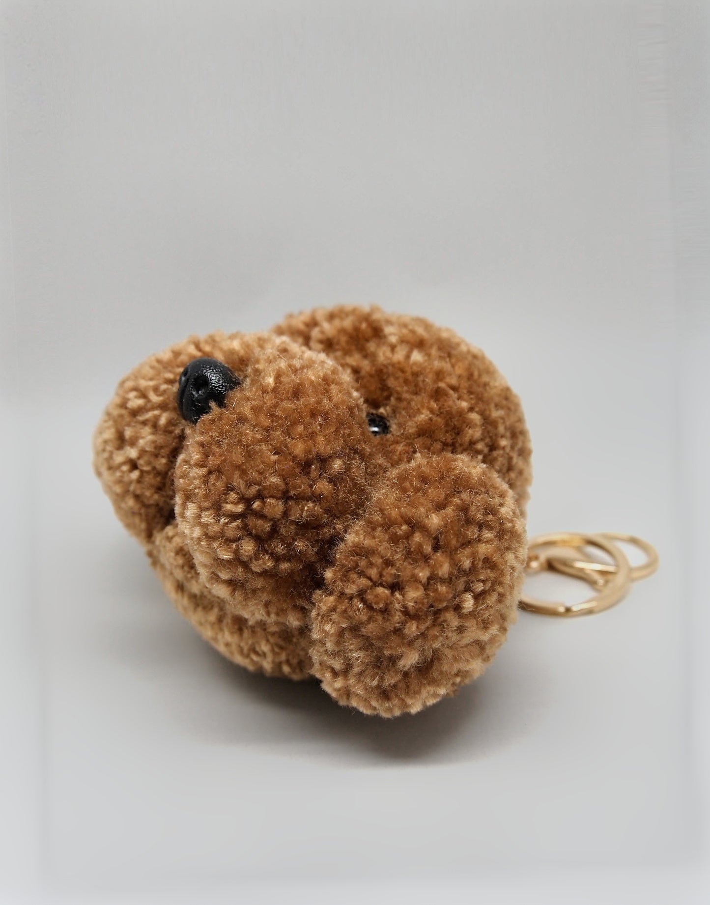 Doggie Art Keychain: BROWNY (Made to Order)