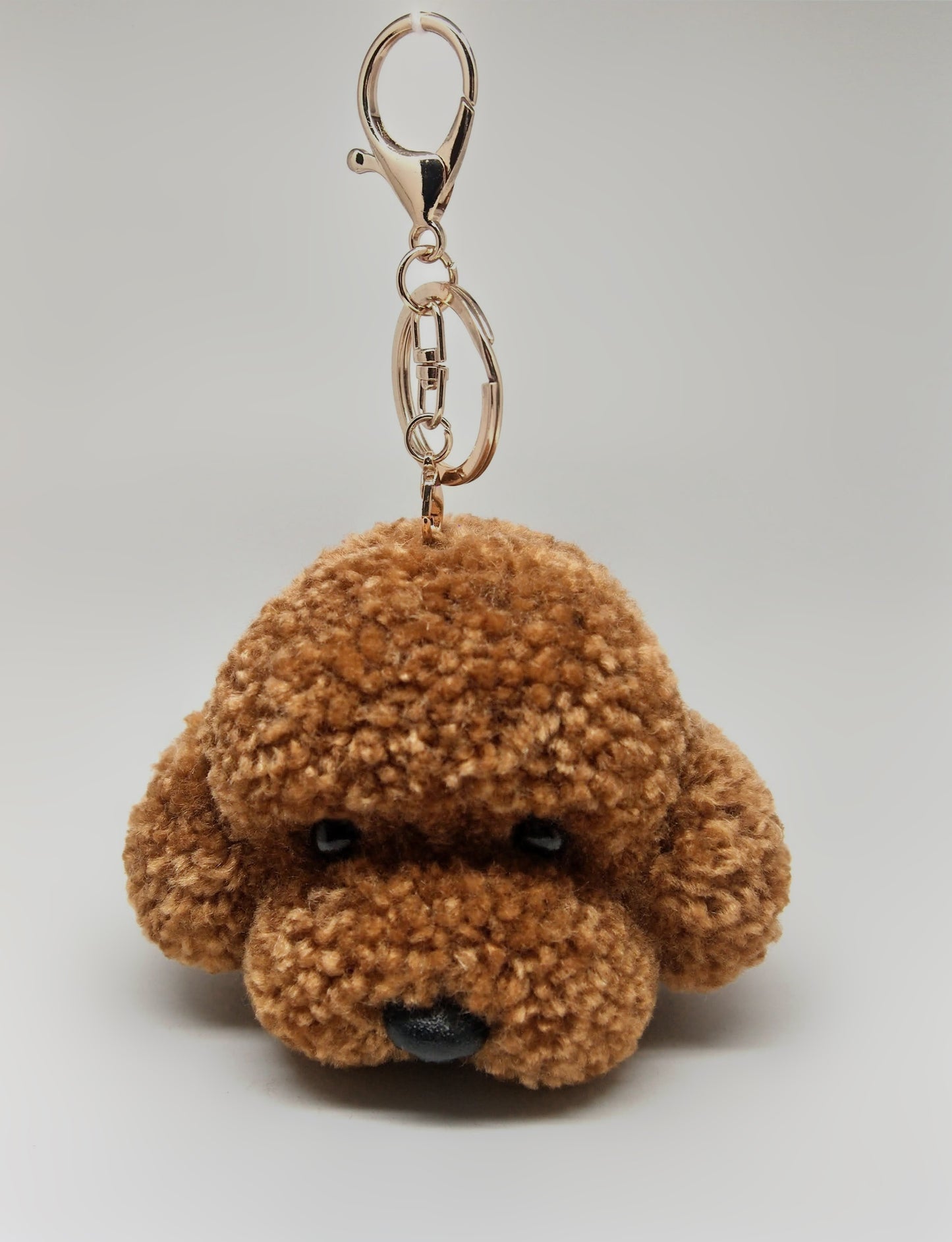 Doggie Art Keychain: BROWNY (Made to Order)
