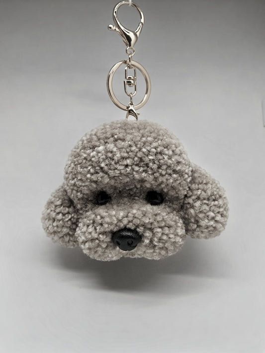Doggie Art Keychain: PEBBLE (Made to Order)